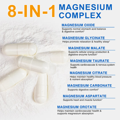 Calm Labs™ Premium 8 in 1 Magnesium Complex